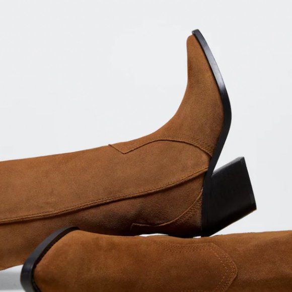 Suede Cowboy Boots - Picture 5 of 5